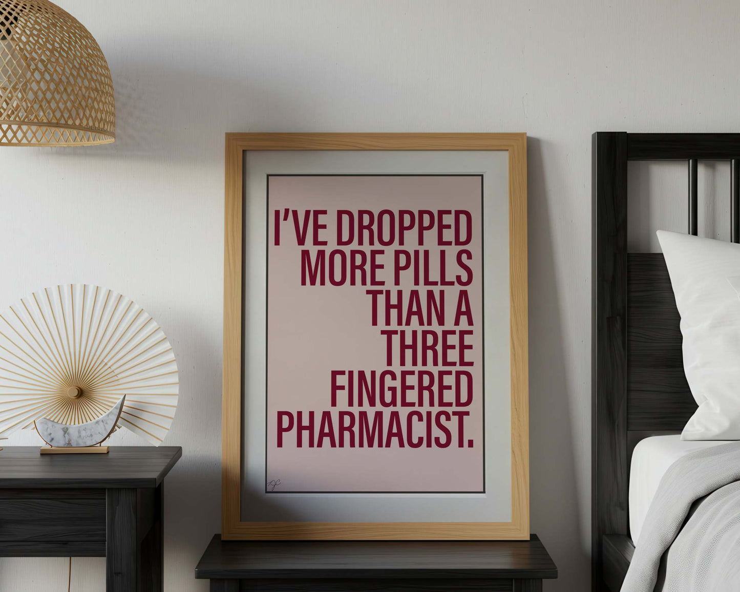 Three Fingered Pharmacist - Wall Art Print