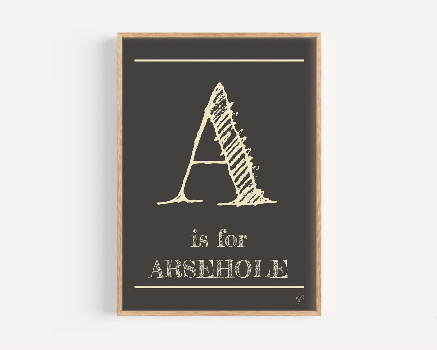 A is for... Alphabet Wall Art Print