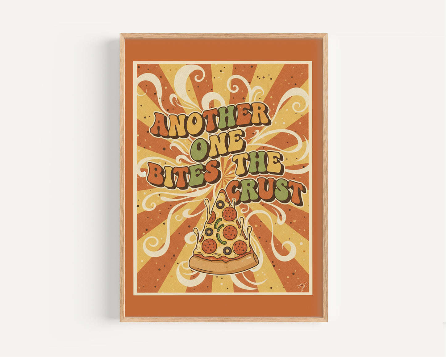 "Another One Bites The Crust" wall print