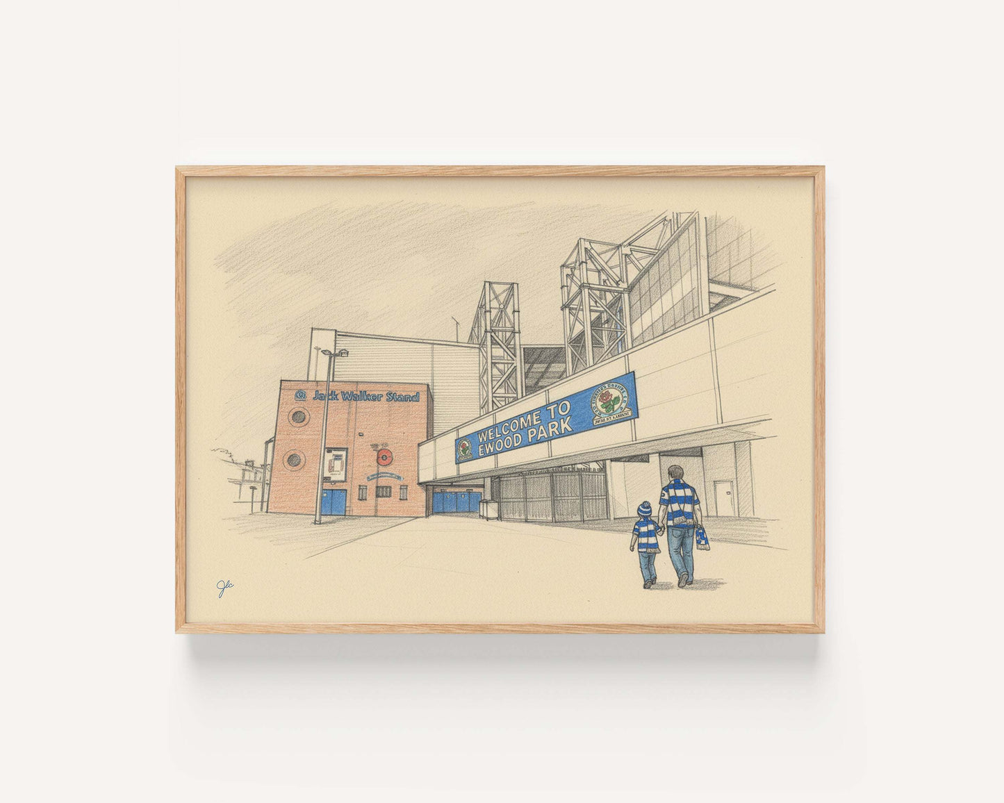 "Pride of Lancashire" - Blackburn Rovers Football Club print