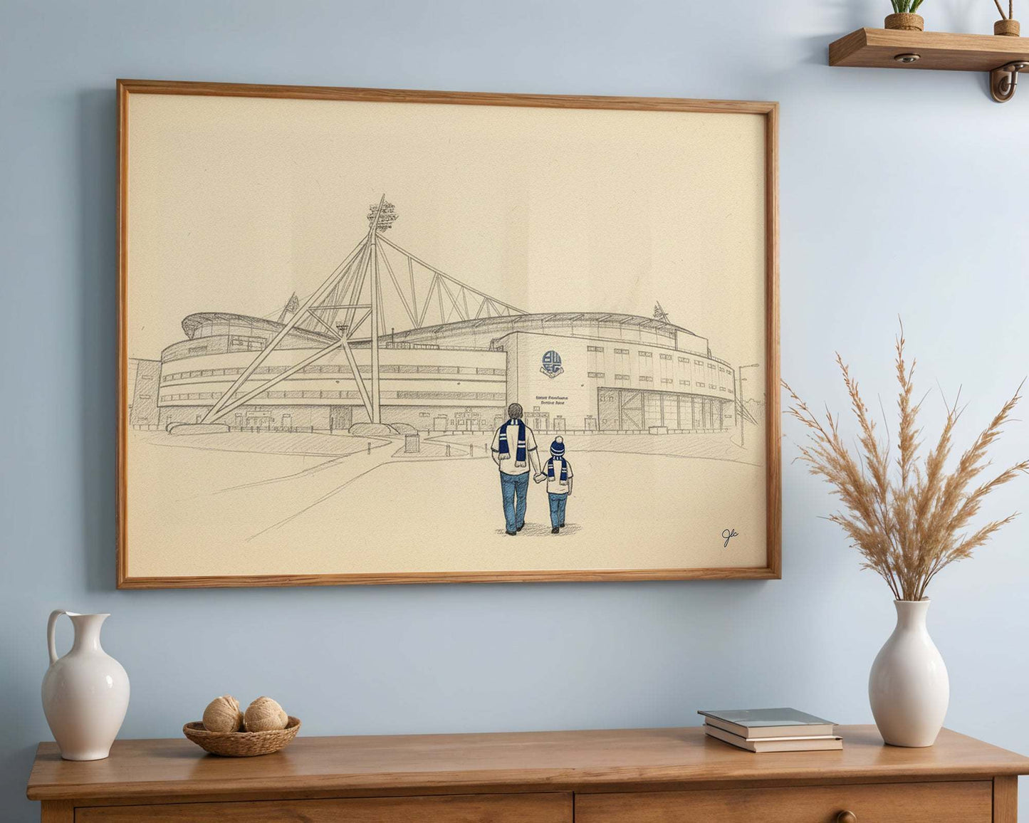 "For the Love of Bolton" - Bolton Wanderers Football Club print