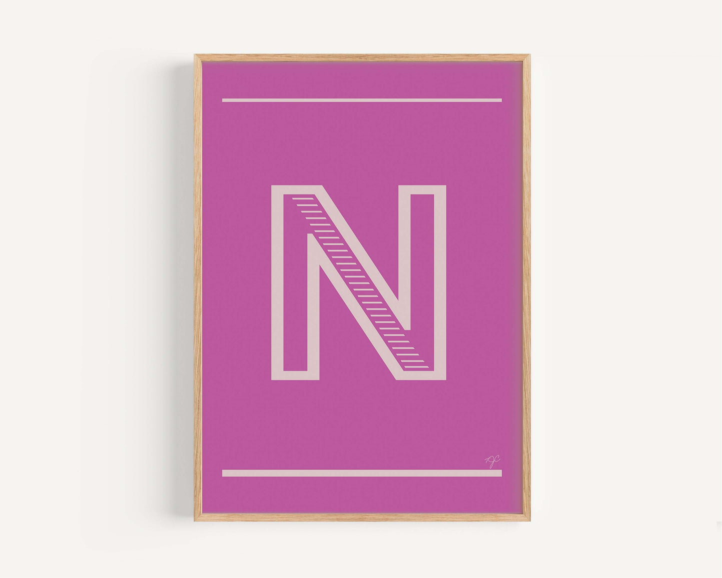 "N" – The Alphabet Print Collection
