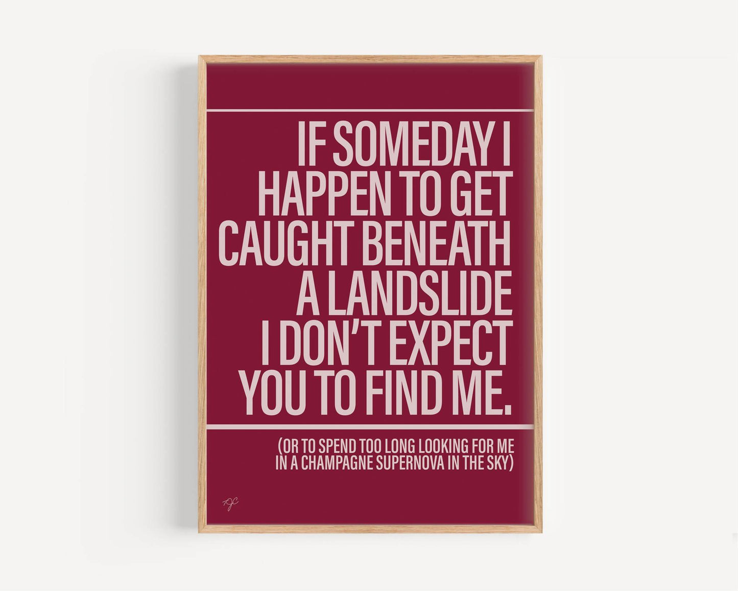 Champagne Supernova - Framed Print