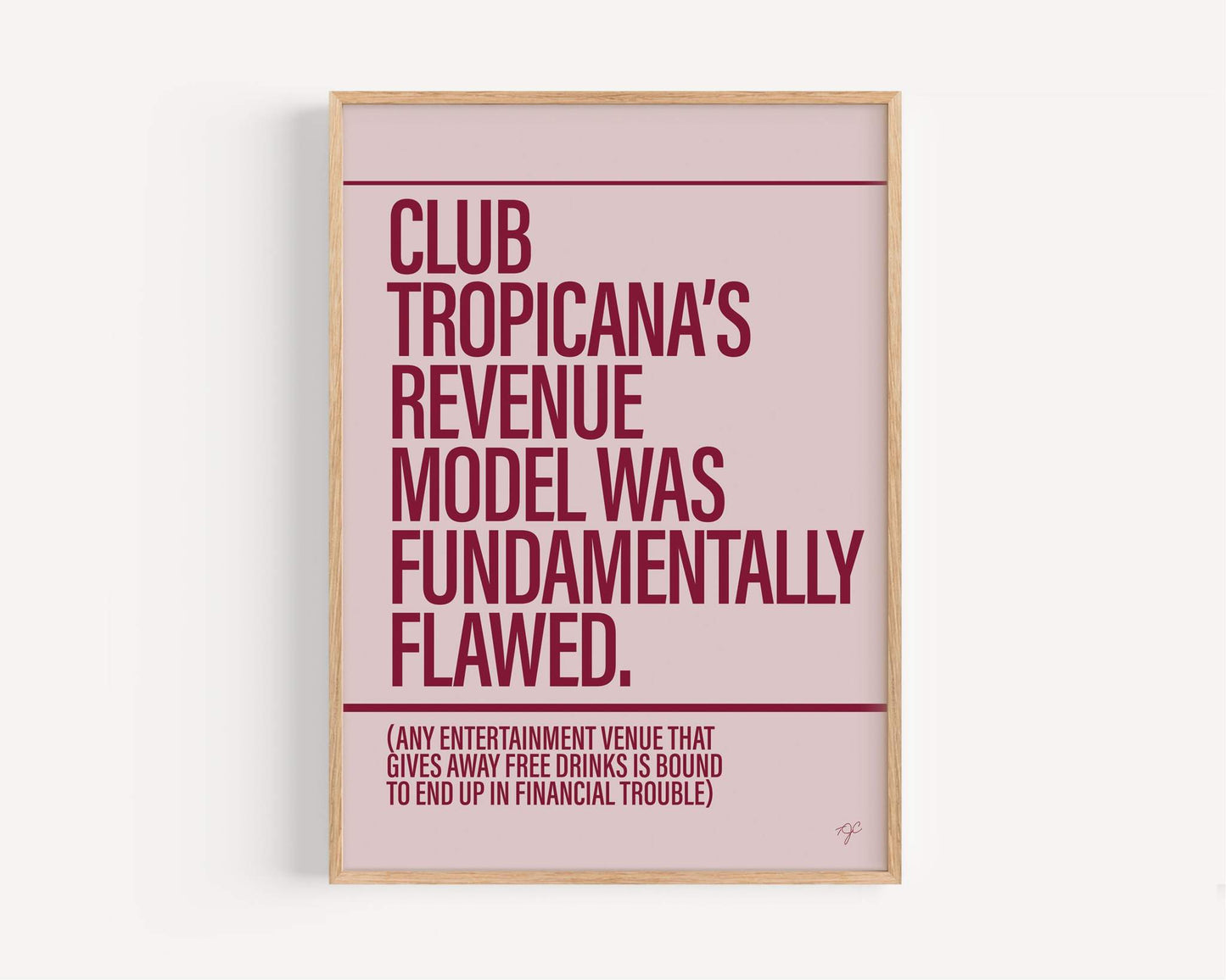 Club Tropicana by Wham print