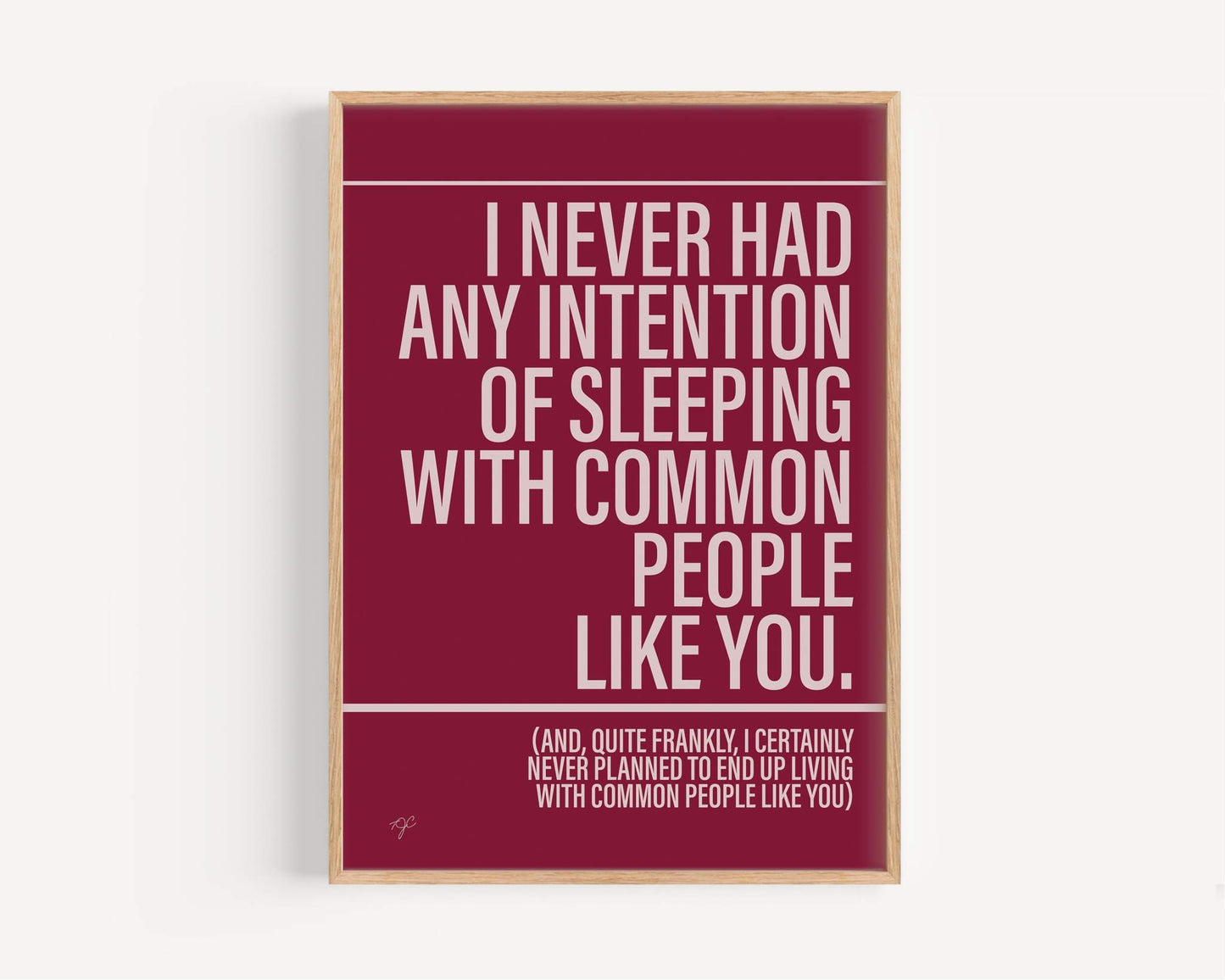 Common People - Framed Print