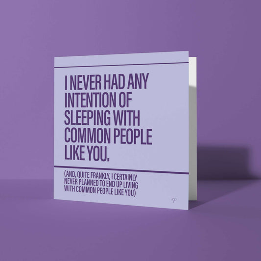 "Common People" - Greeting Card