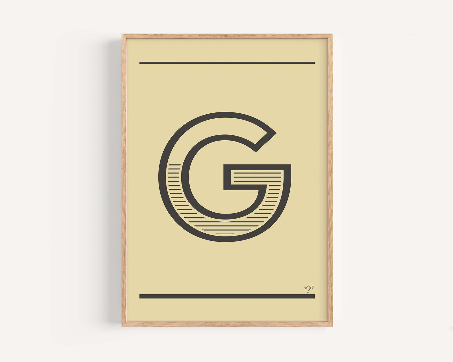 "G" – The Alphabet Print Collection
