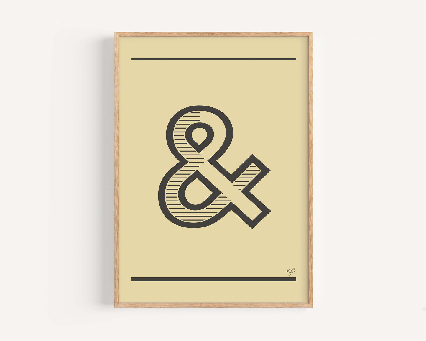 "&" – The Alphabet Print Collection