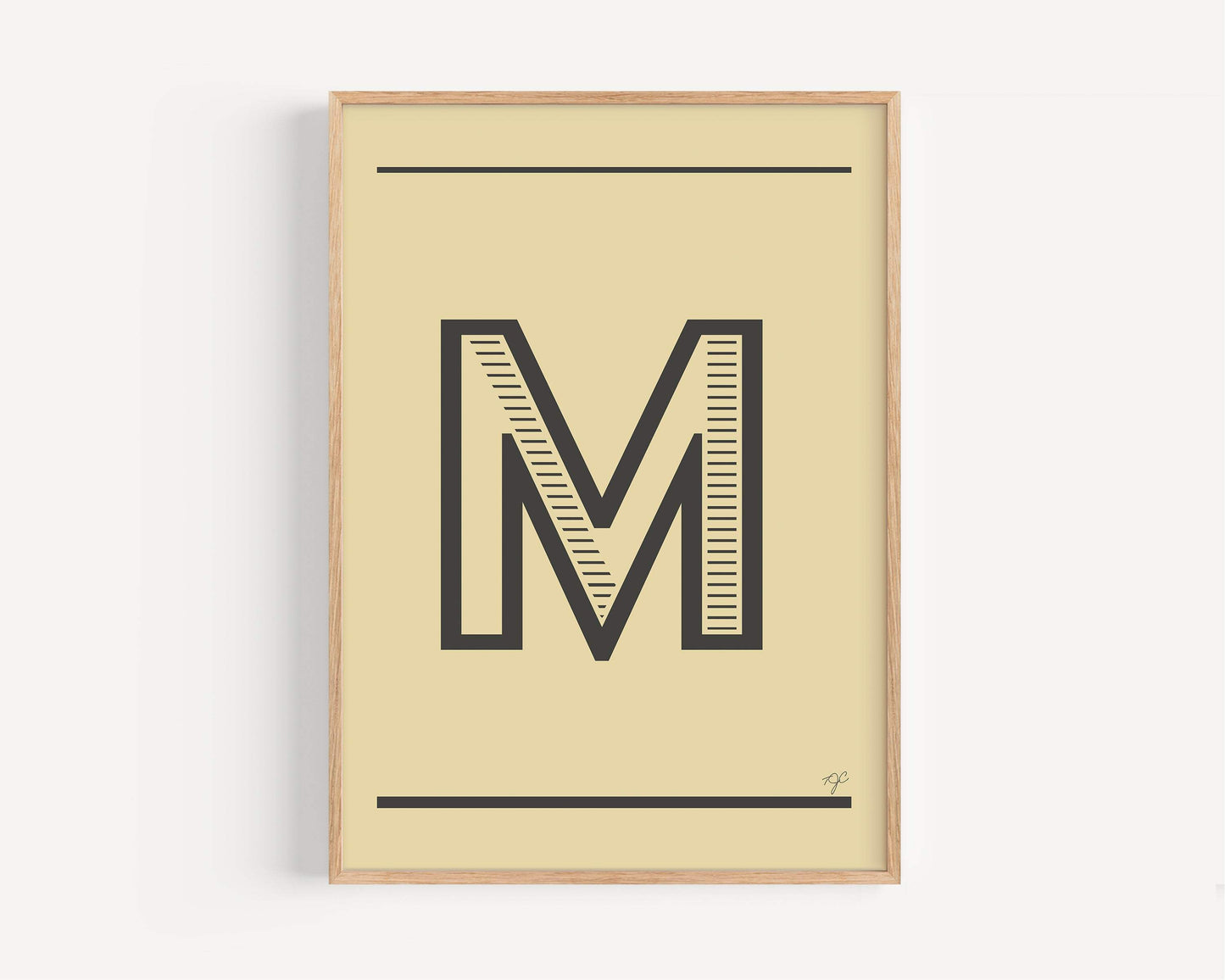 "M" – The Alphabet Print Collection