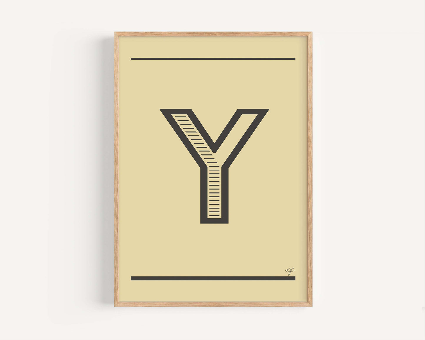 "Y" – The Alphabet Print Collection