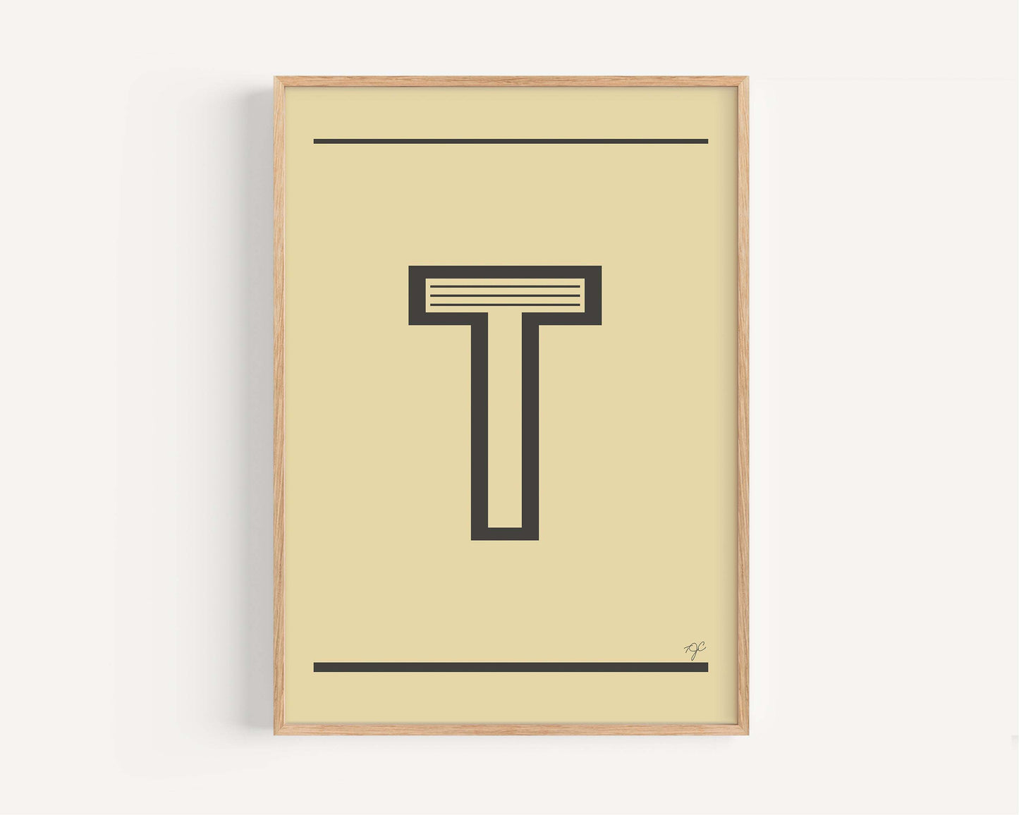 "T" – The Alphabet Print Collection
