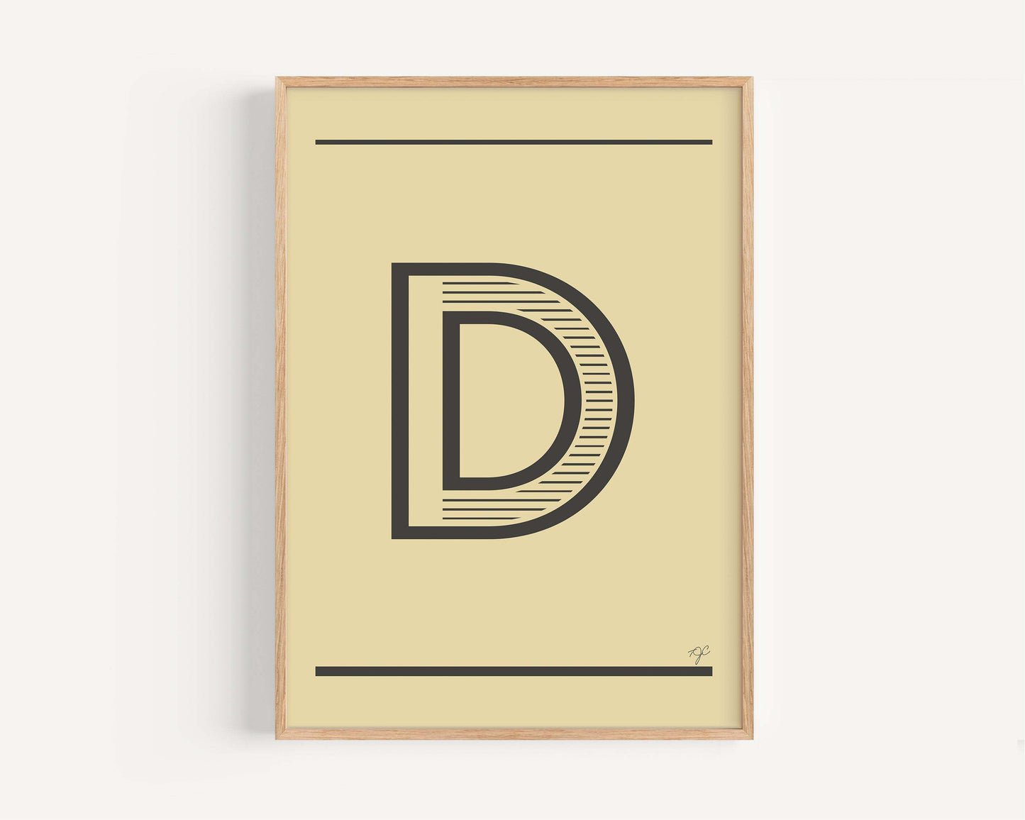 "D" – The Alphabet Print Collection