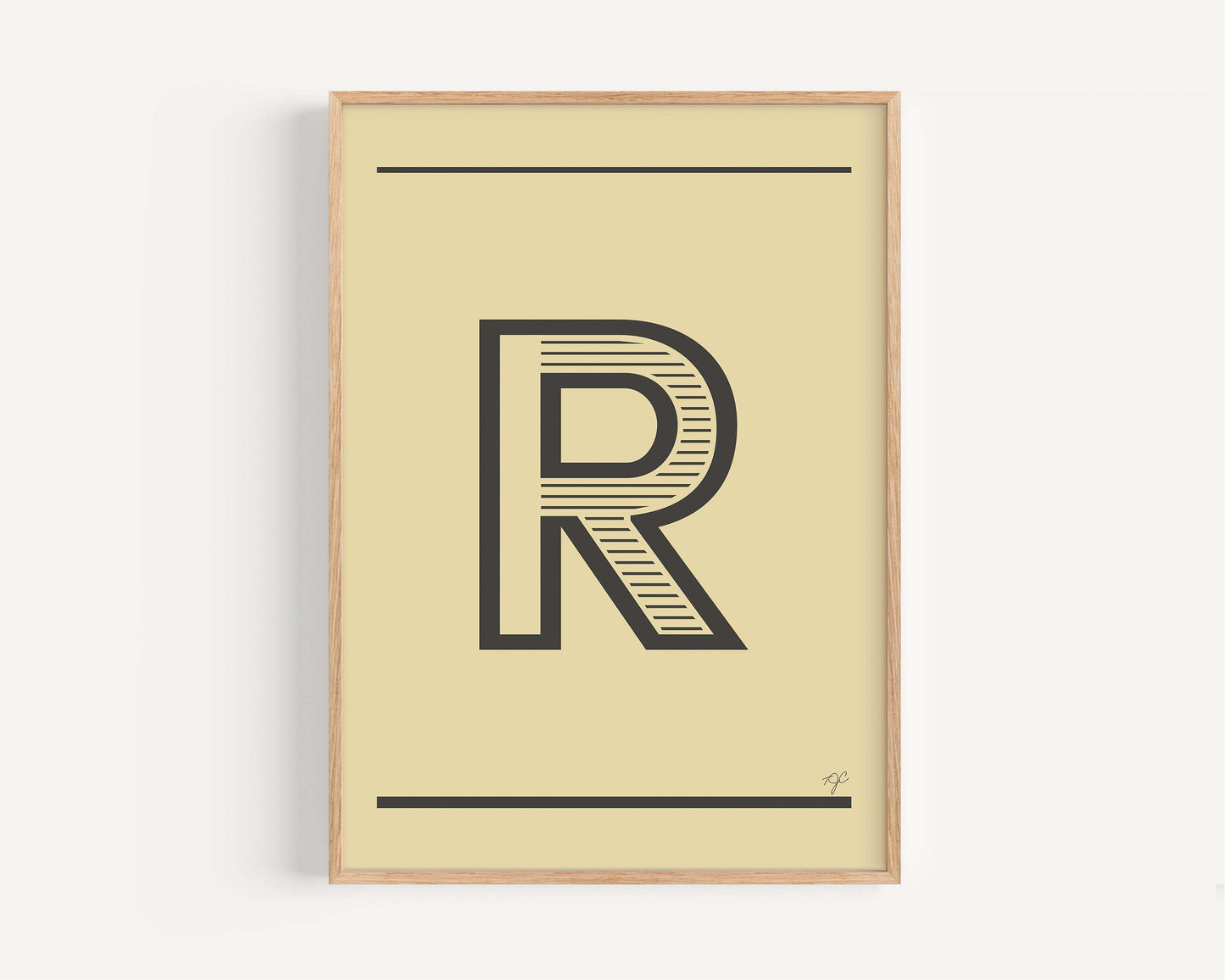 "R" – The Alphabet Print Collection
