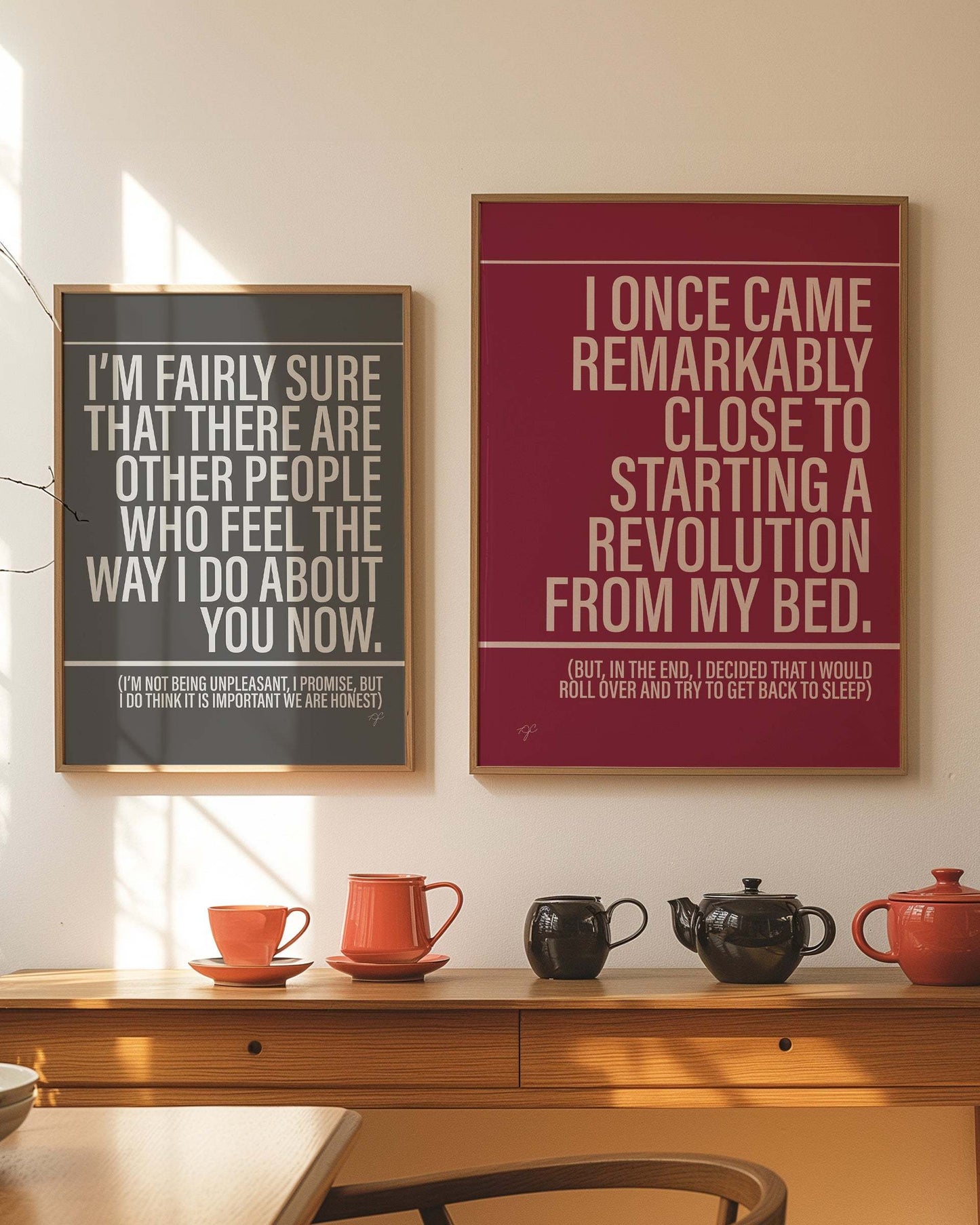 Don't Look Back in Anger print