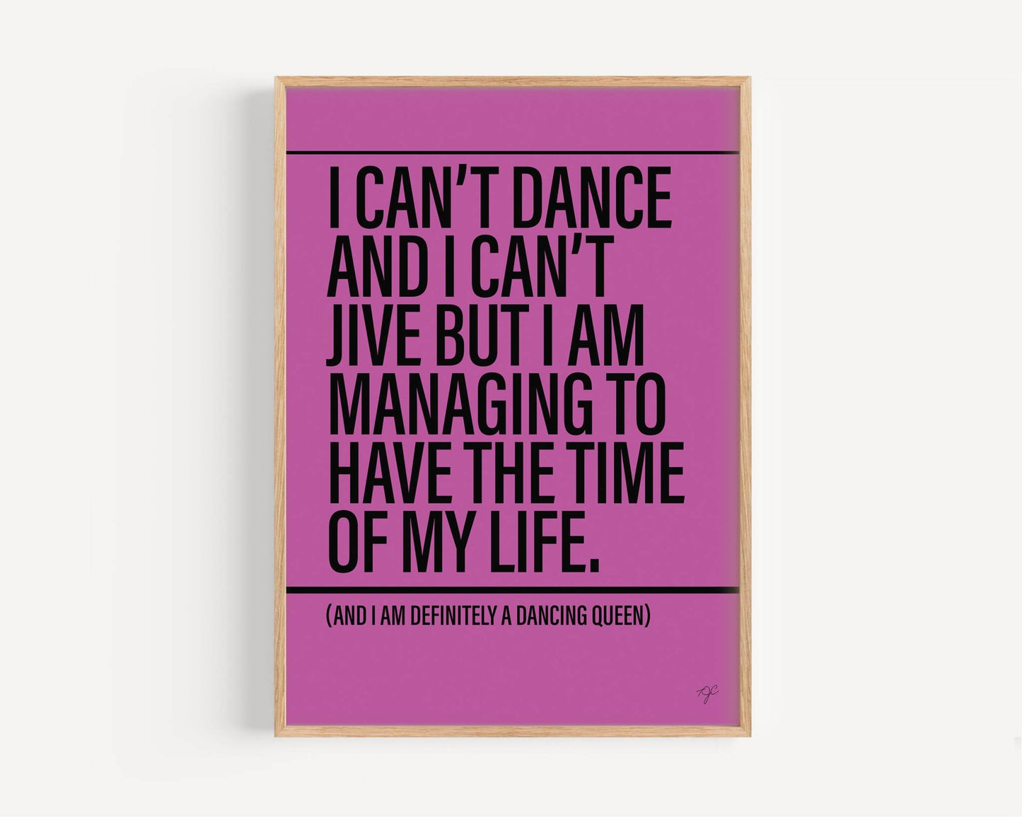 Dancing Queen - Framed Print