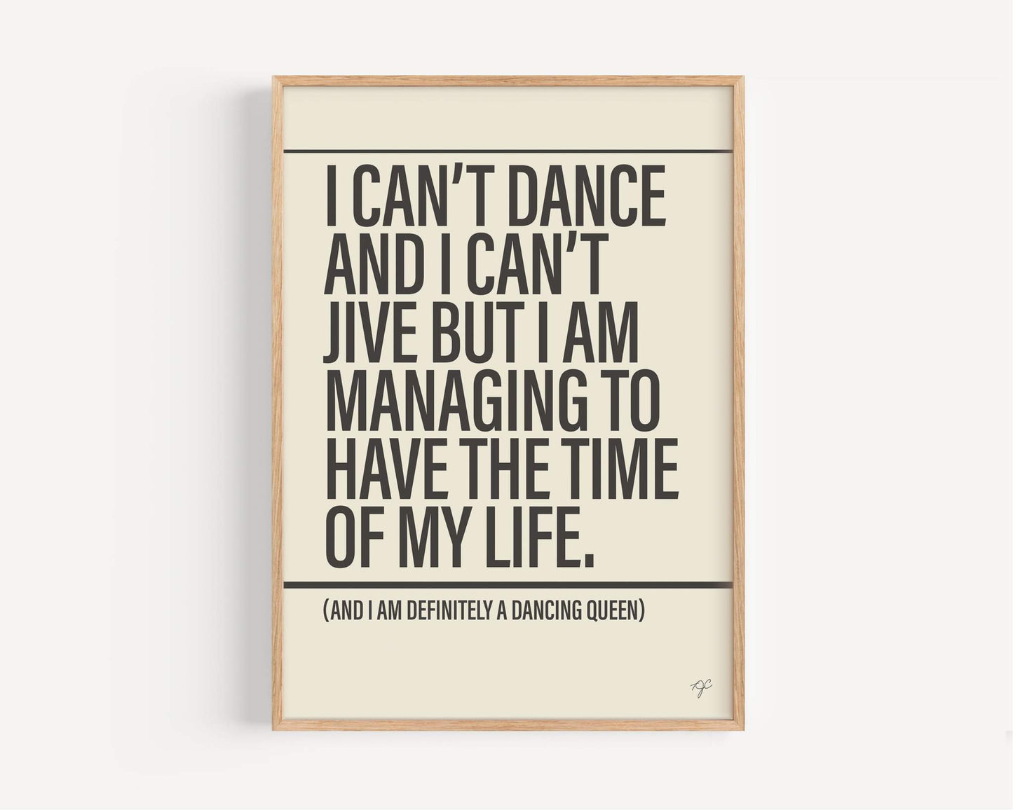 Dancing Queen - Framed Print