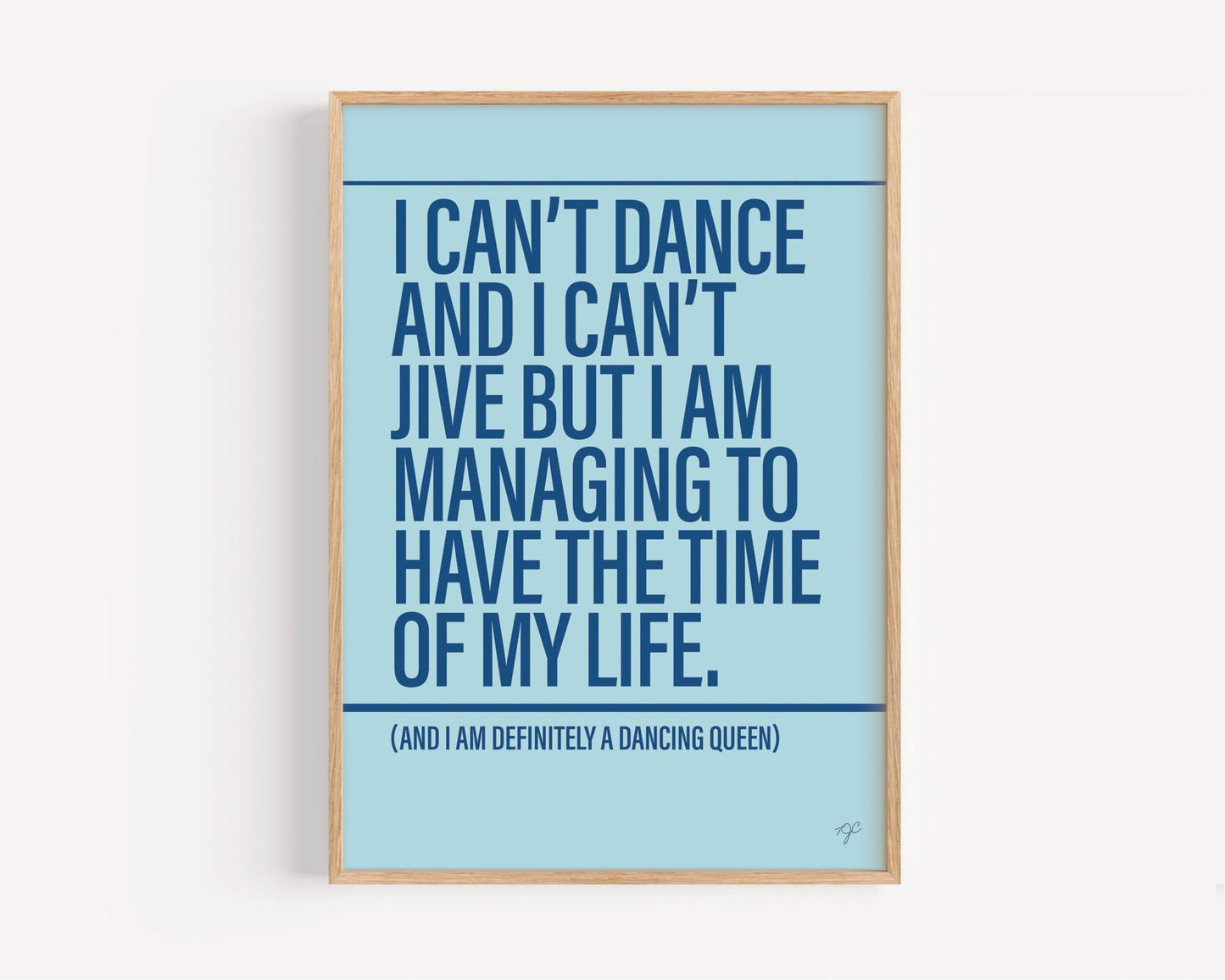 Dancing Queen - Framed Print