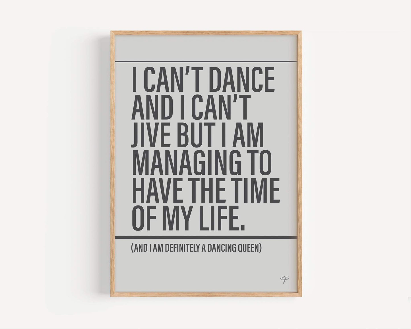 Dancing Queen - Framed Print