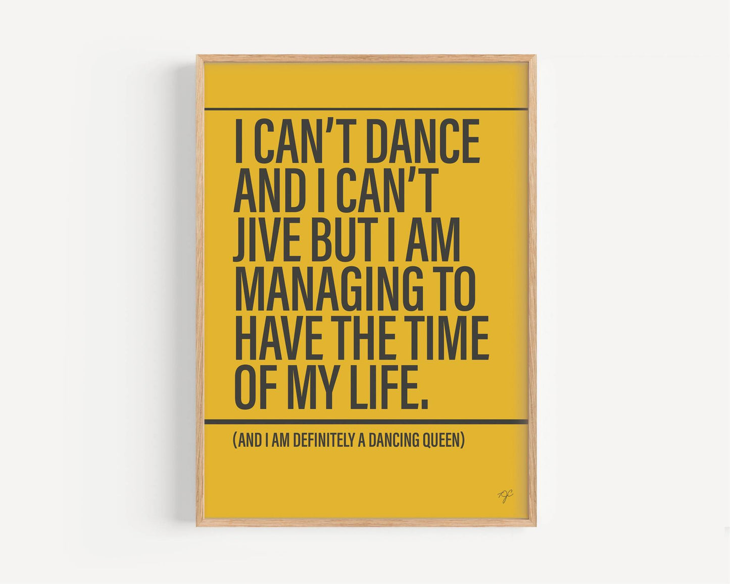 Dancing Queen - Framed Print