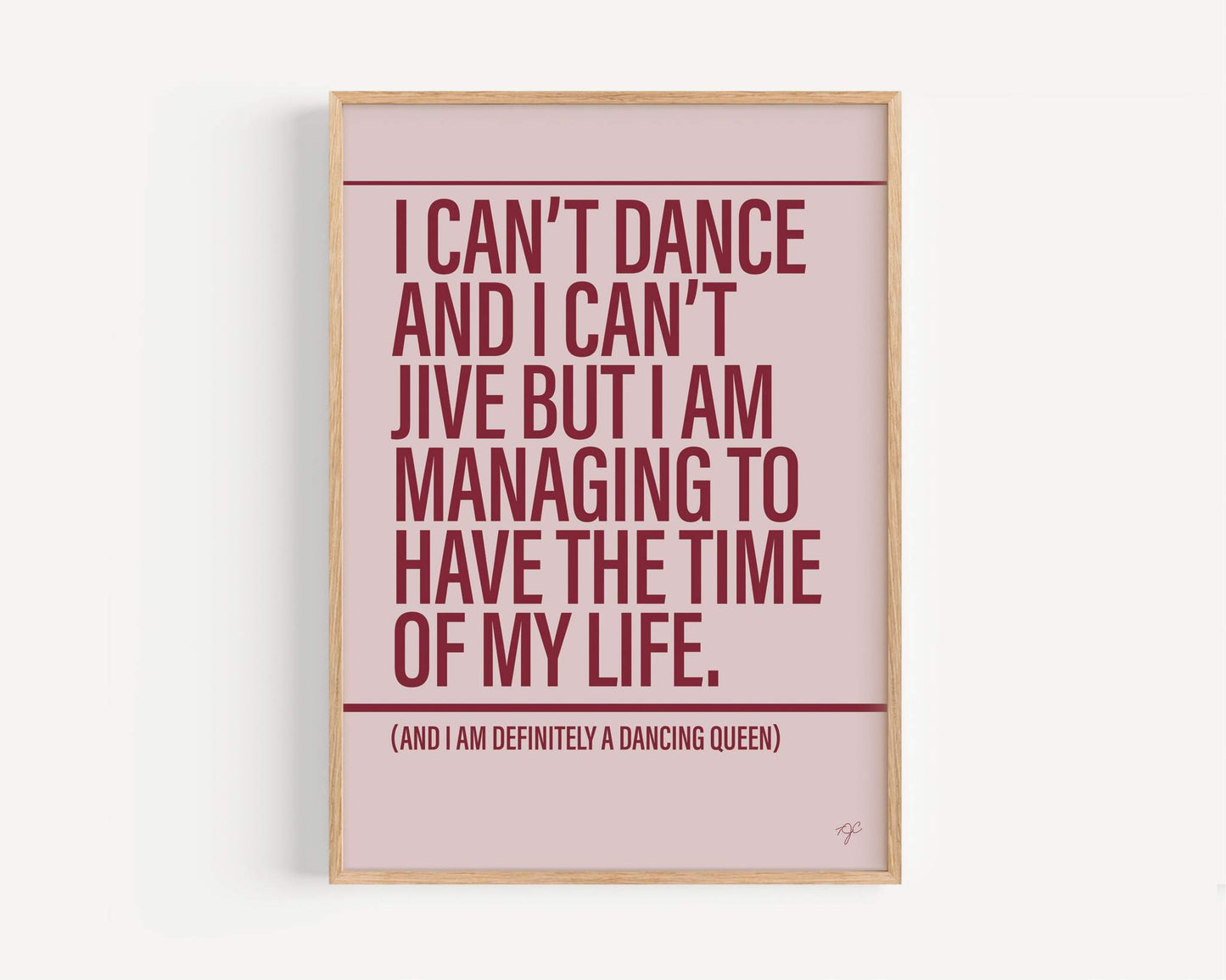 Dancing Queen - Framed Print