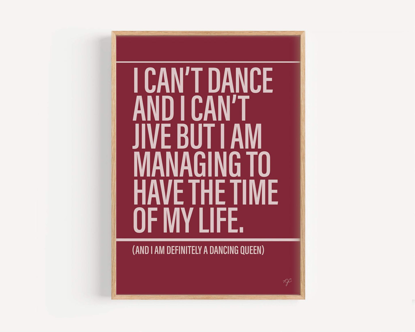 Dancing Queen - Framed Print