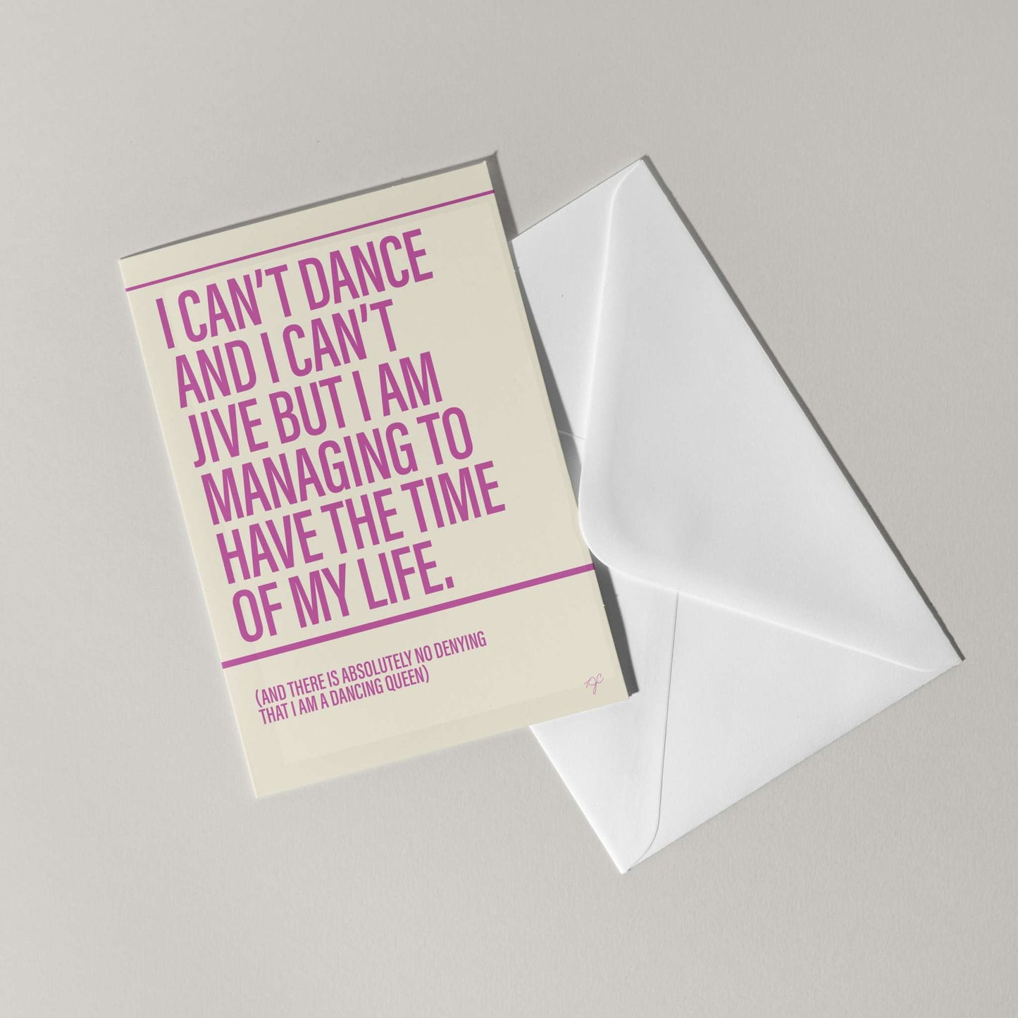 "Dancing Queen" - Greeting Card