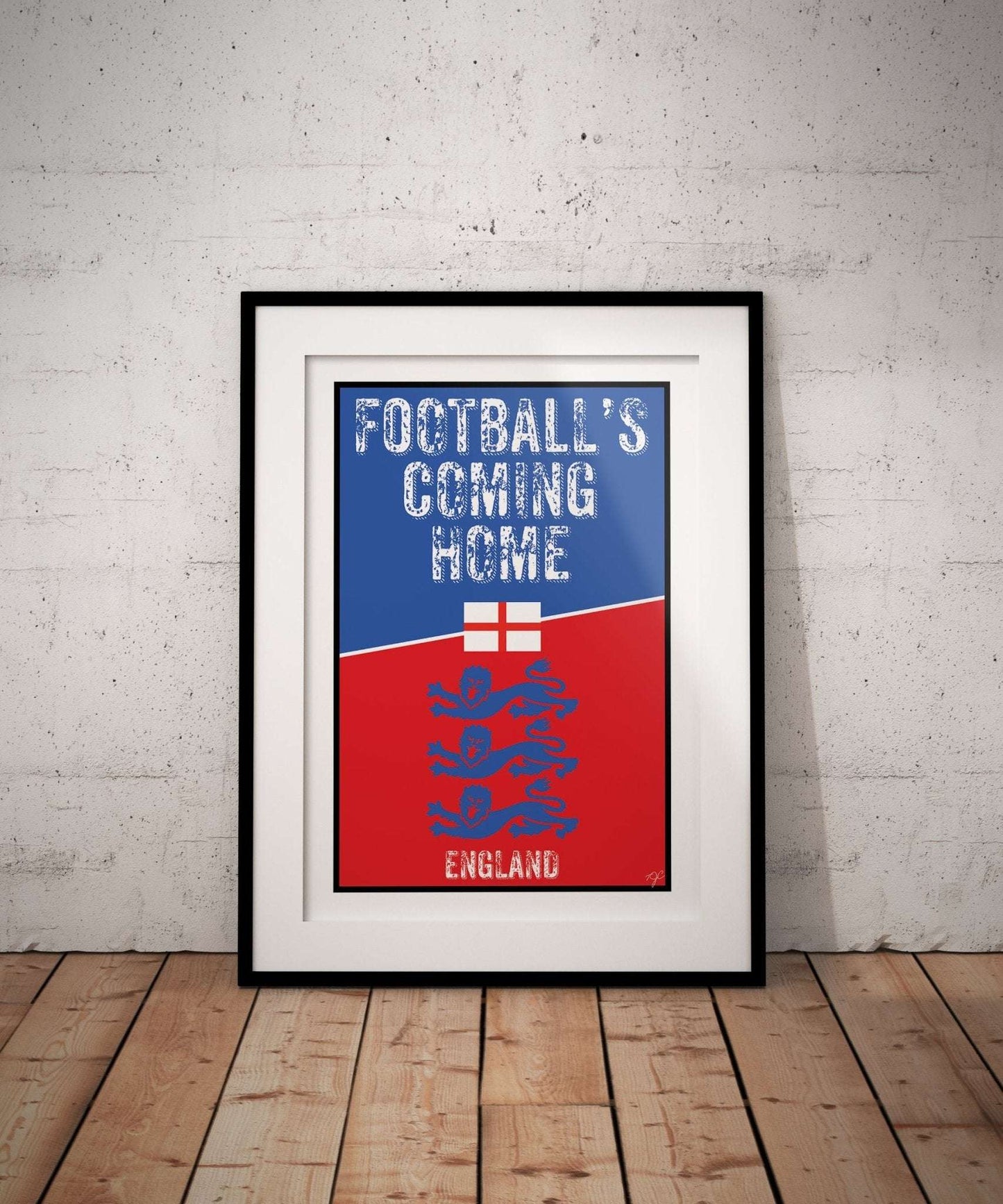 Football Coming Home - England print