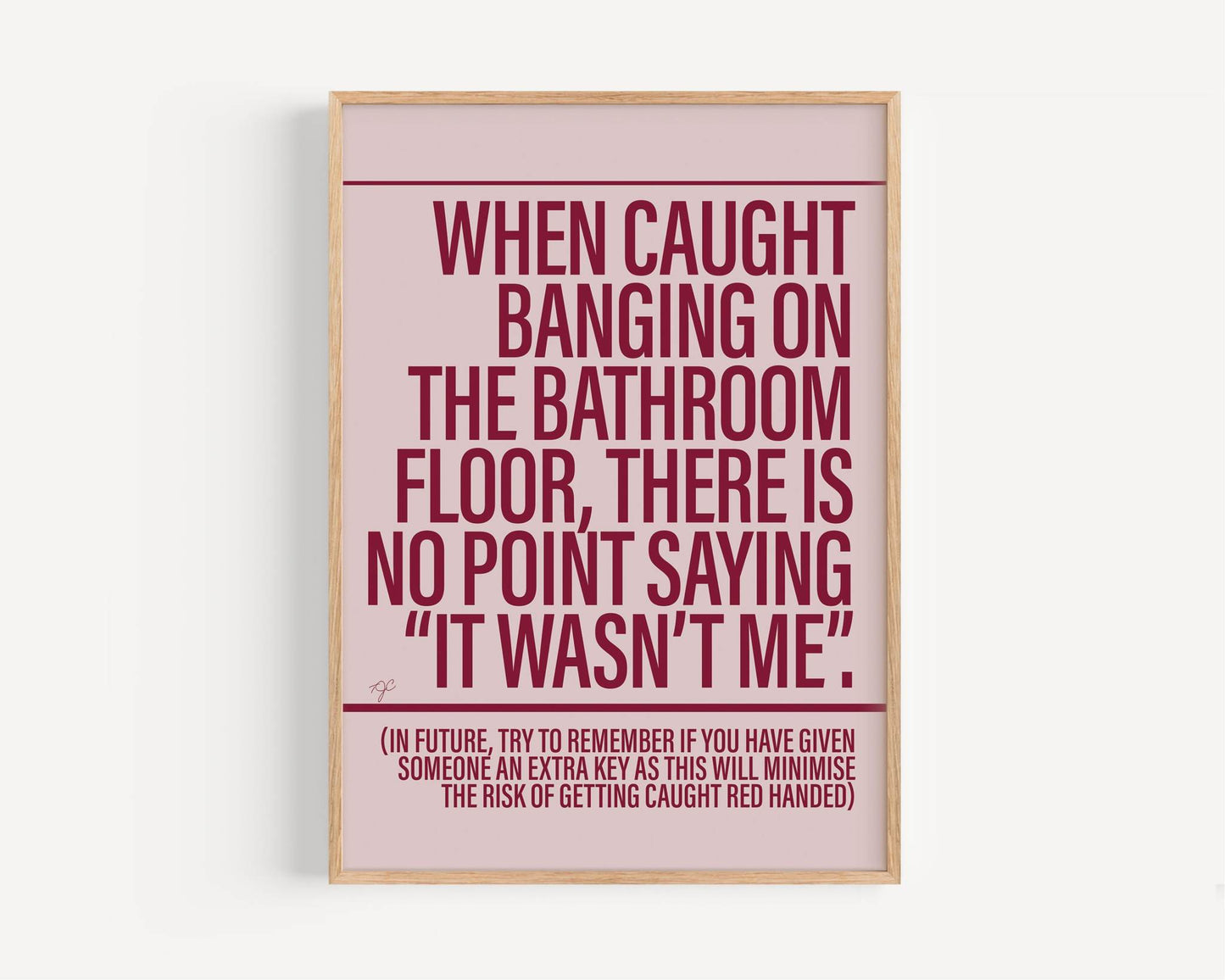 It Wasn't Me - Framed Print