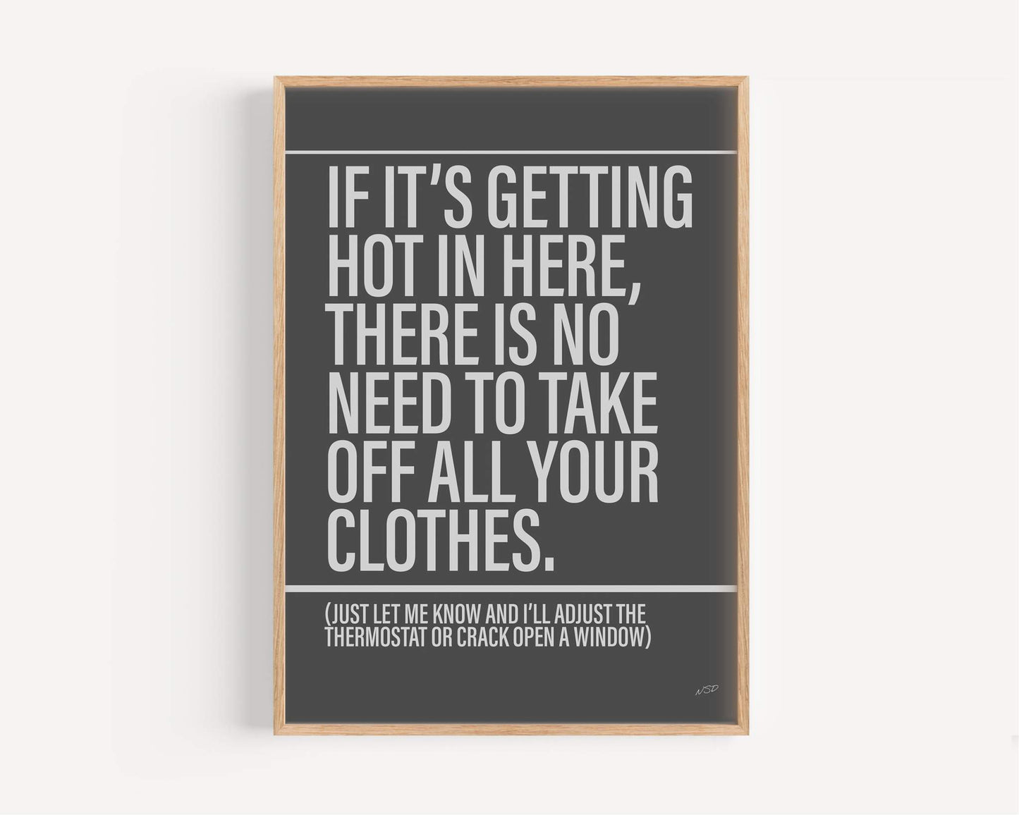 Hot in Herre - Framed Print