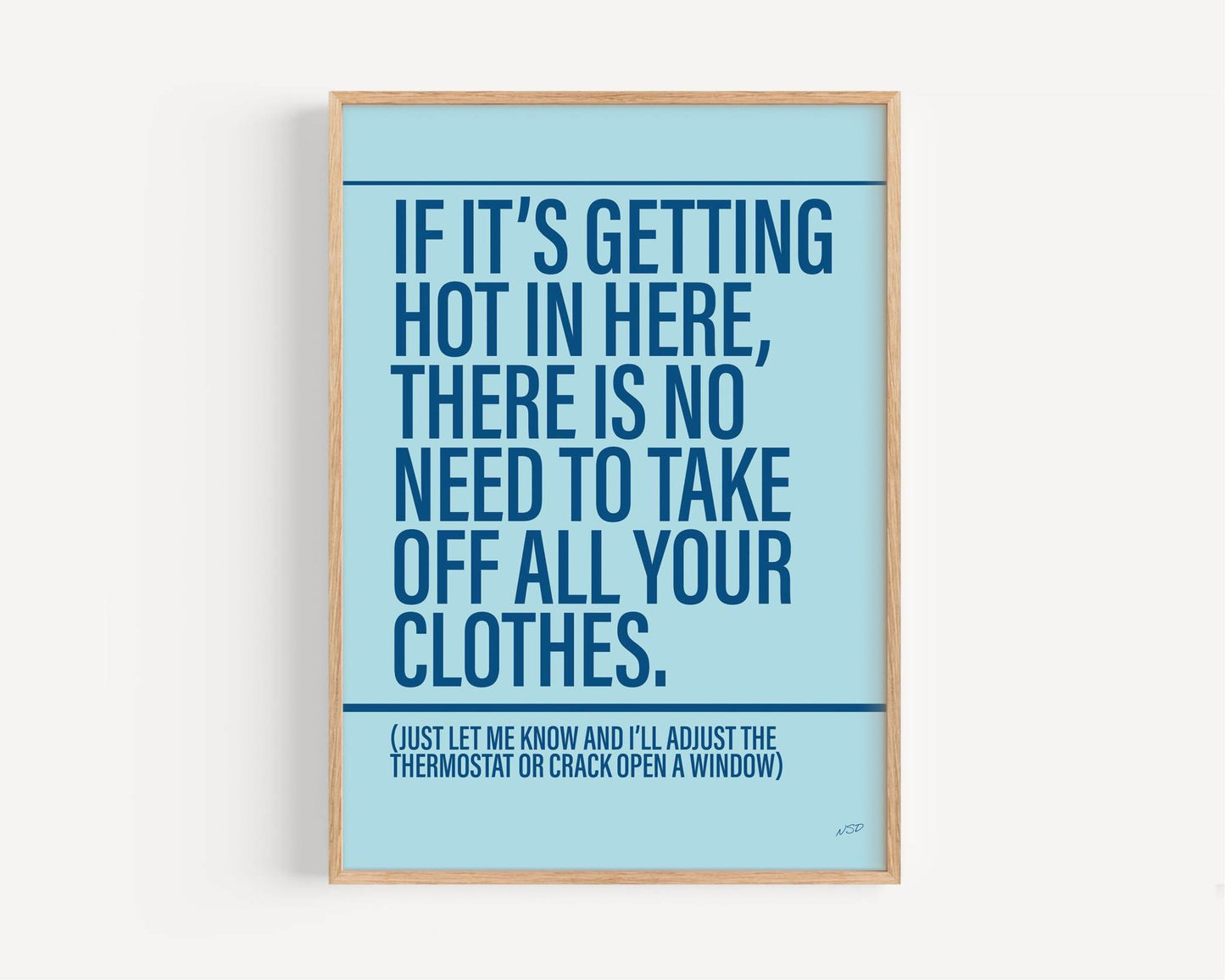 Hot in Herre - Framed Print
