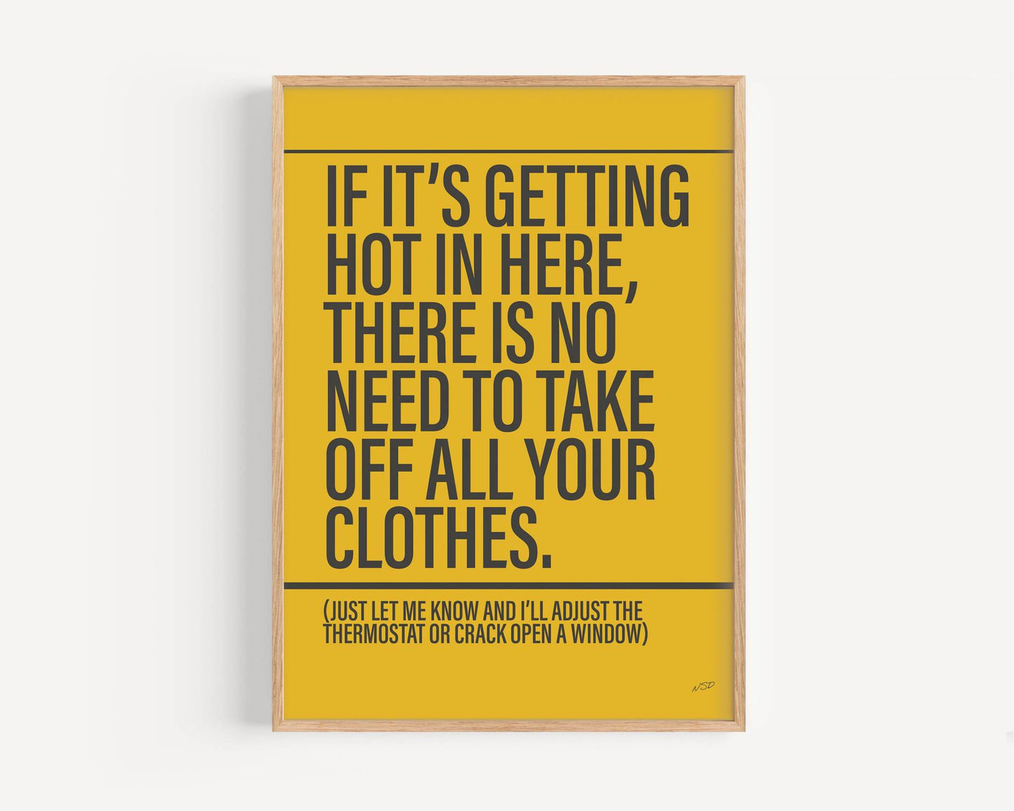 Hot in Herre - Framed Print