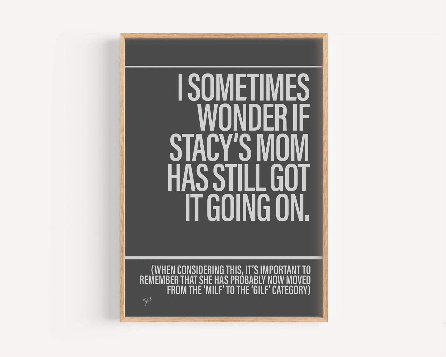 Stacy's Mom - Framed Print