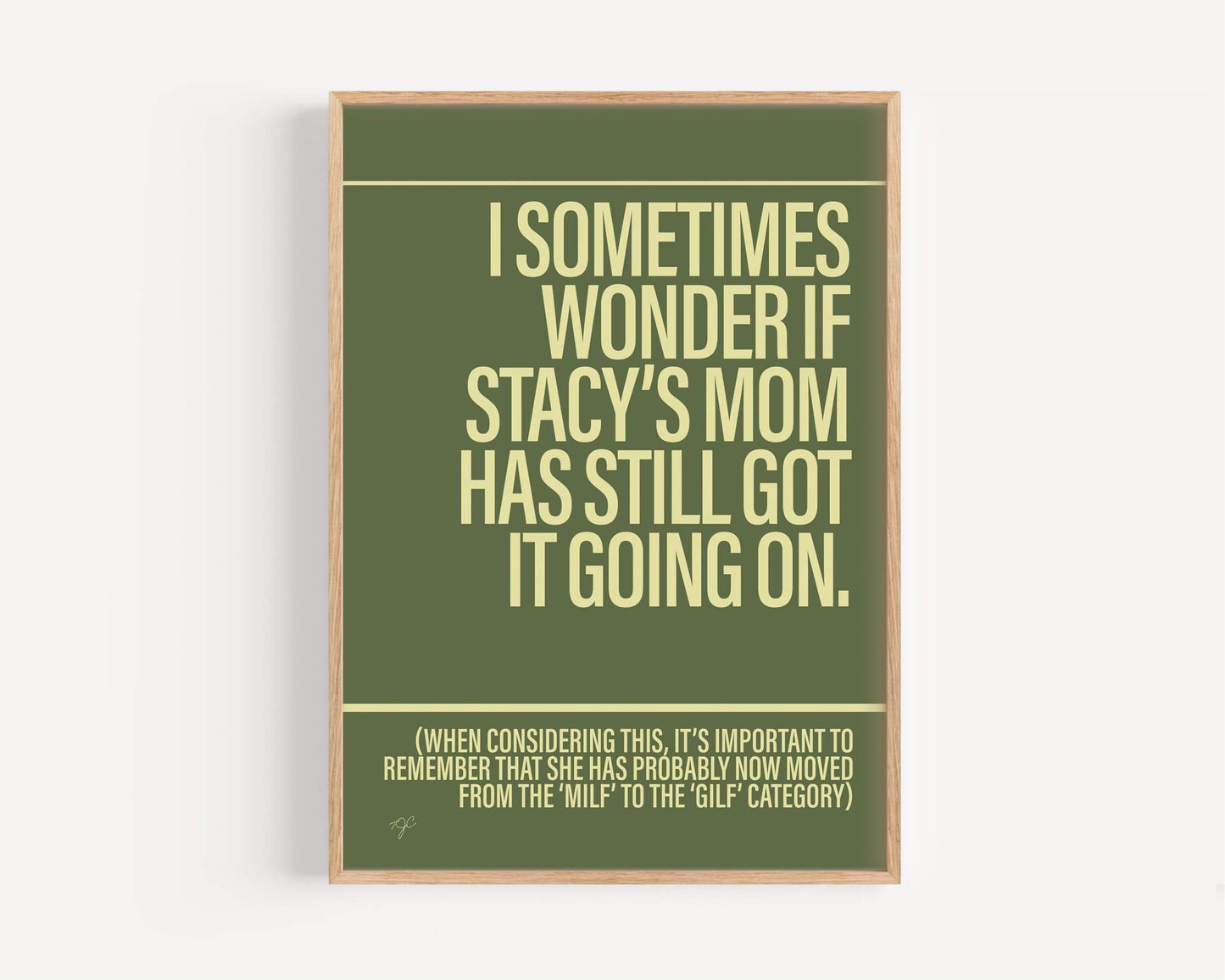 Stacy's Mom - Framed Print