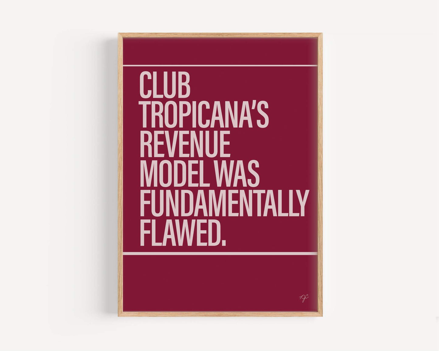 Club Tropicana print