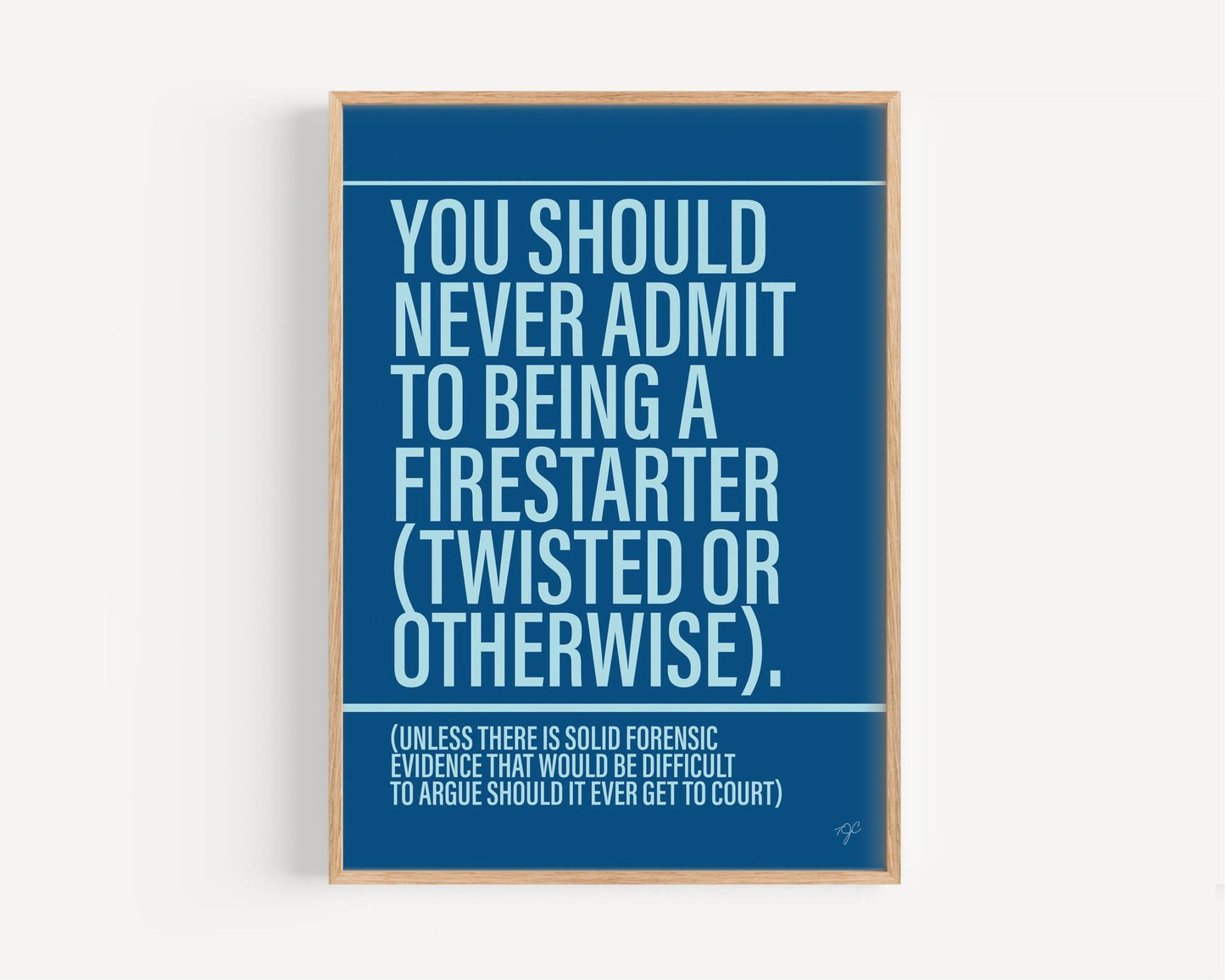 Firestarter - Framed Print