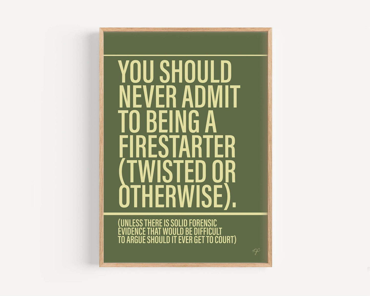 Firestarter print