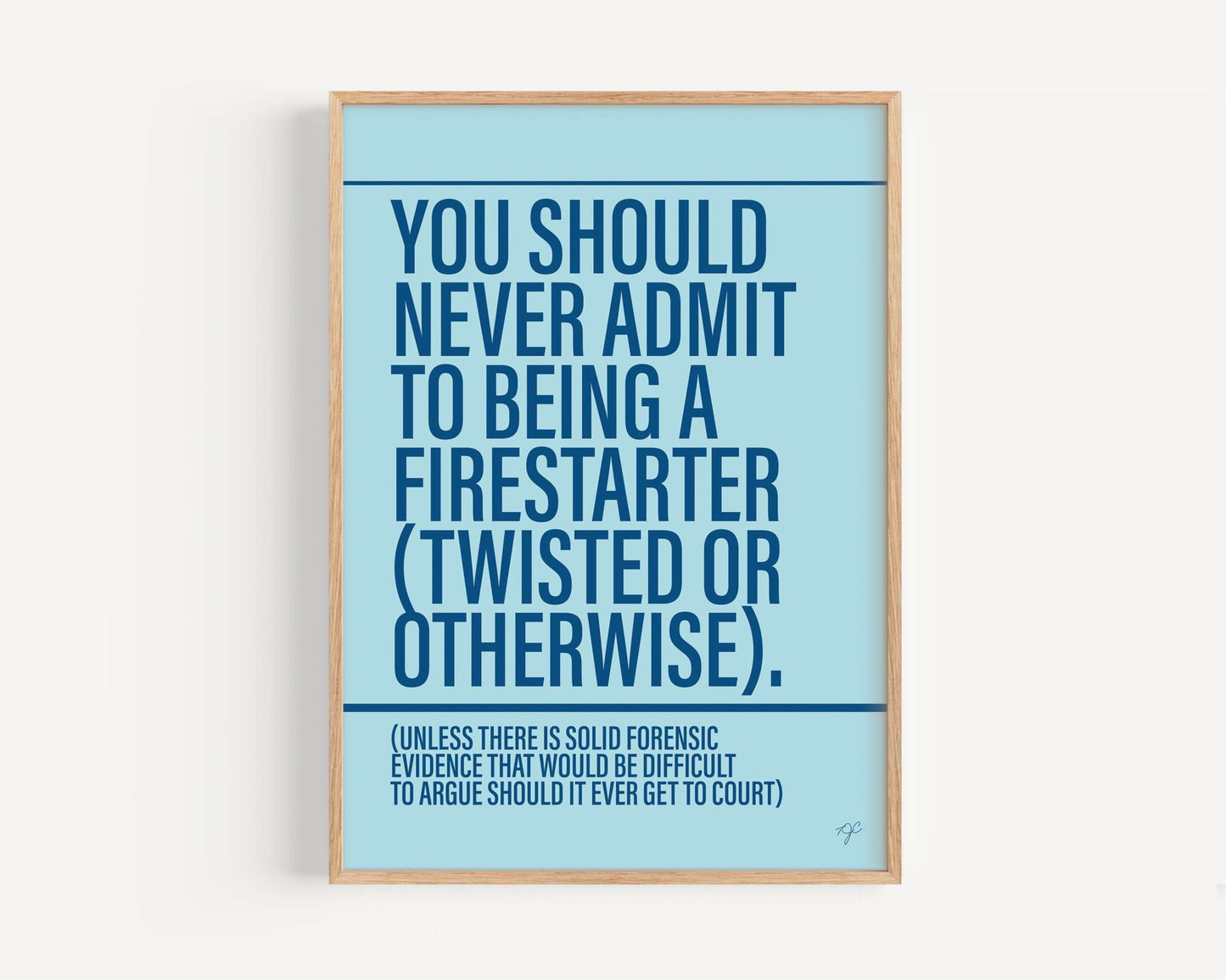 Firestarter - Framed Print