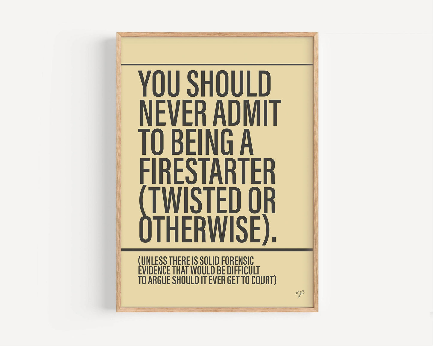 Firestarter print