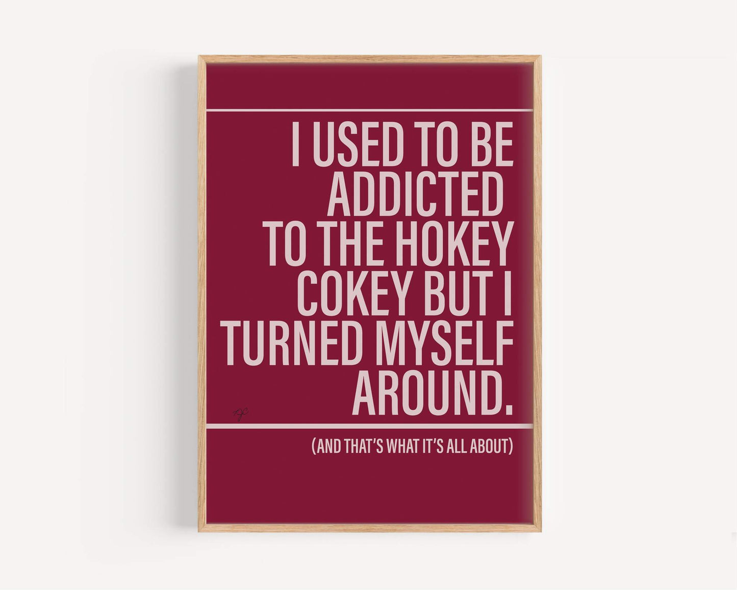 Hokey Cokey print