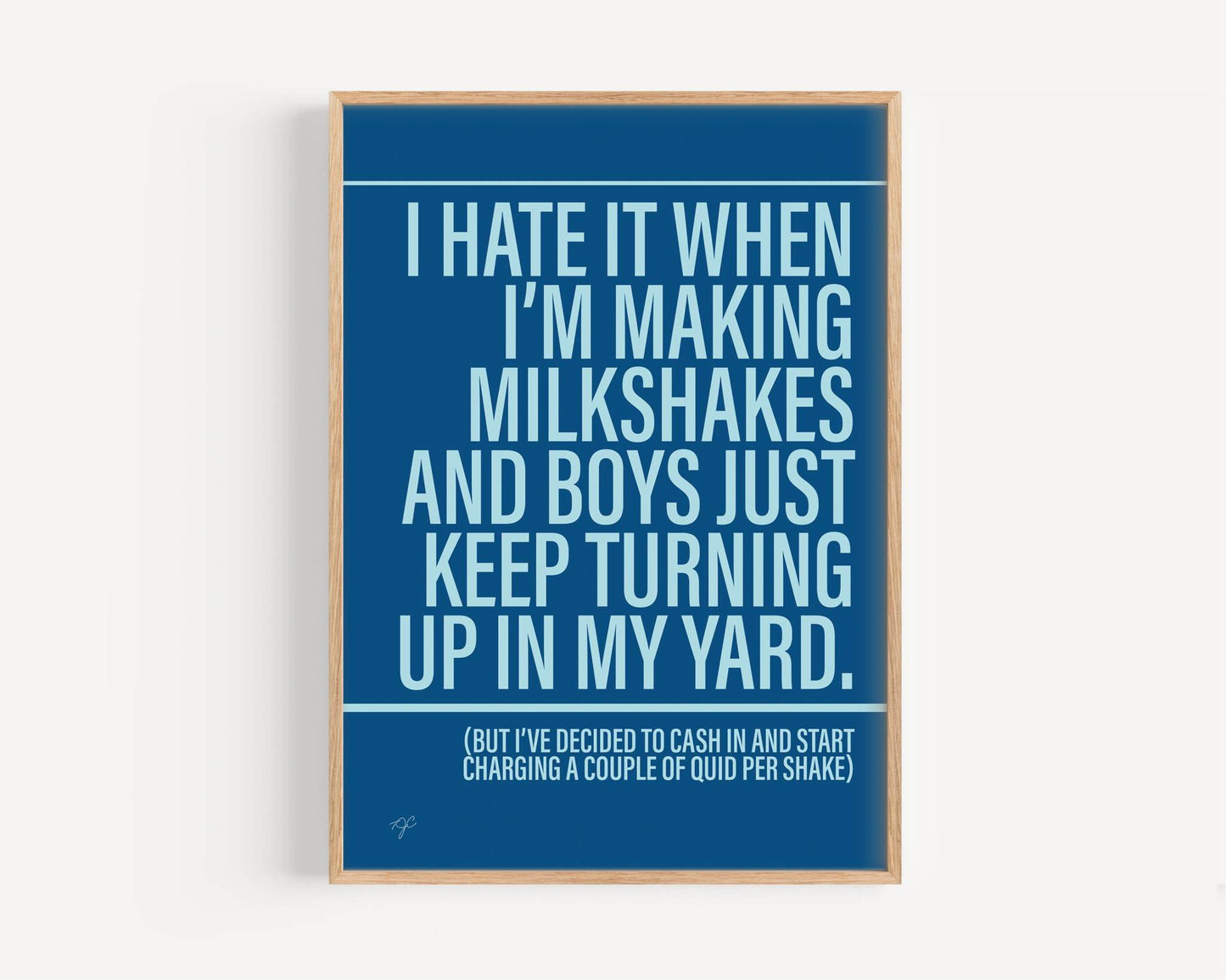Milkshake - Framed Print