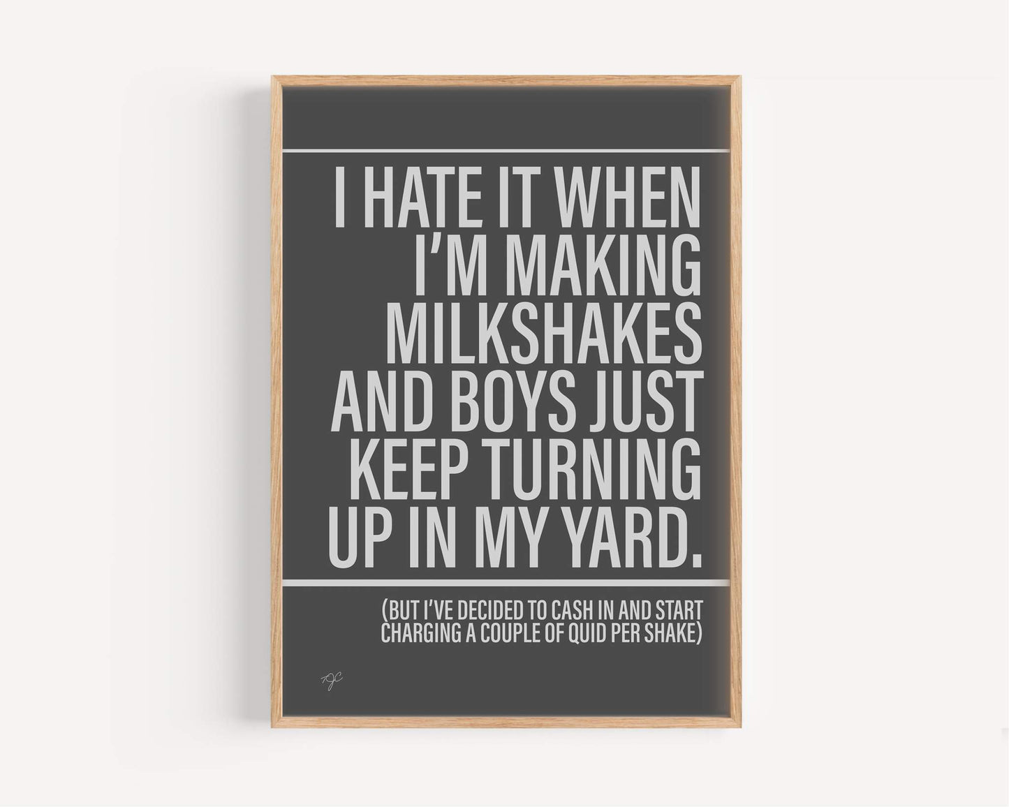 Milkshake - Framed Print