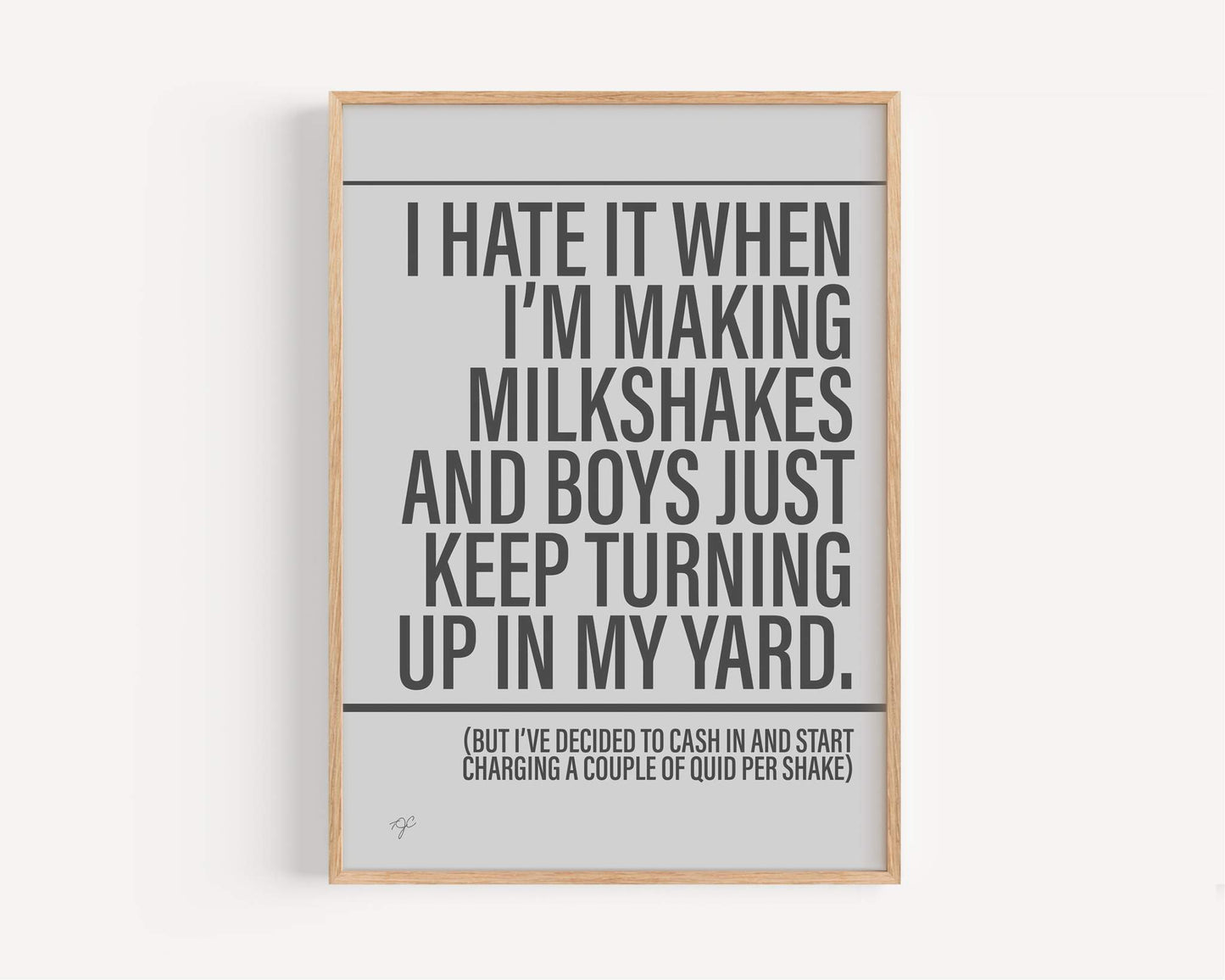 Milkshake - Framed Print