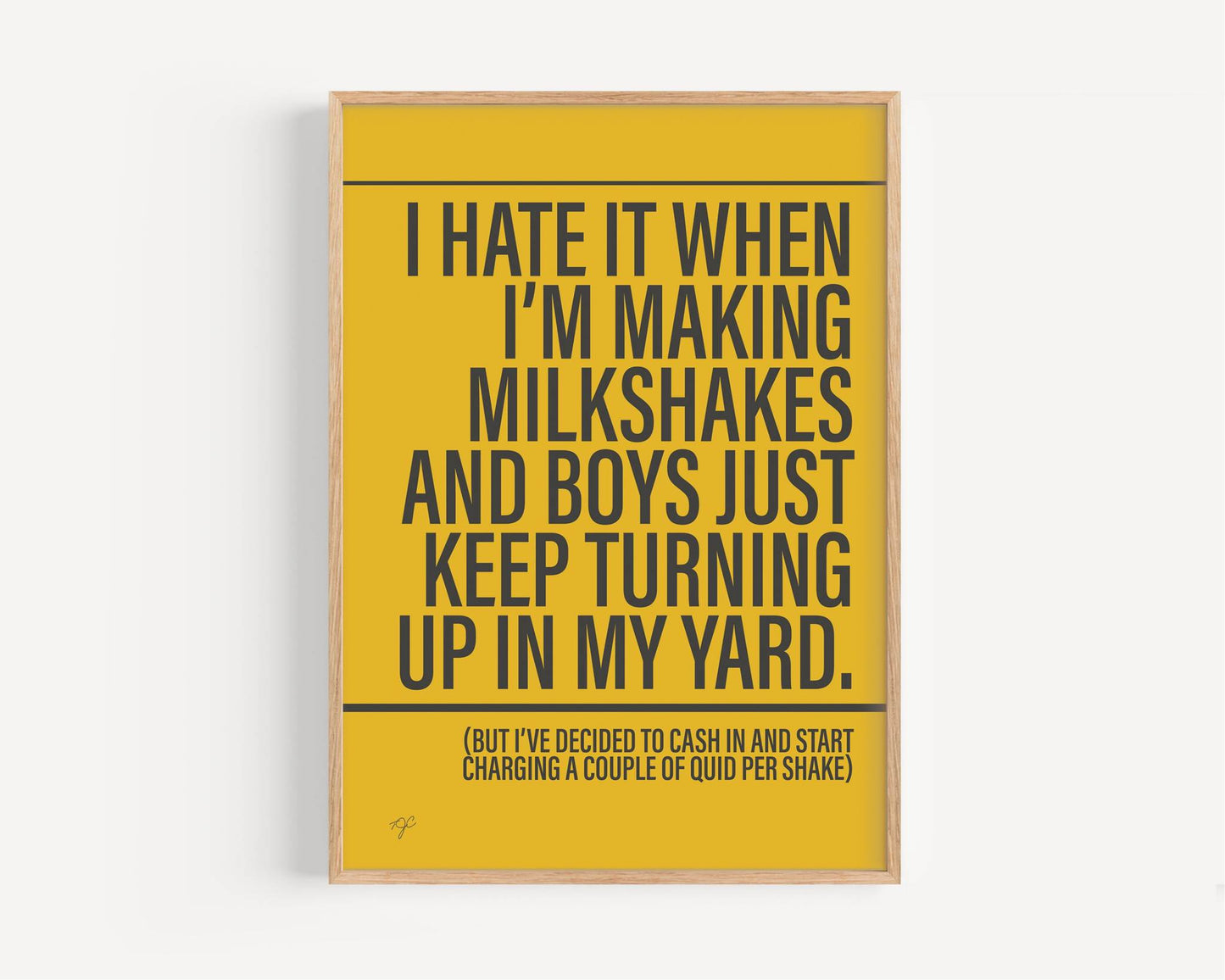 Milkshake - Framed Print
