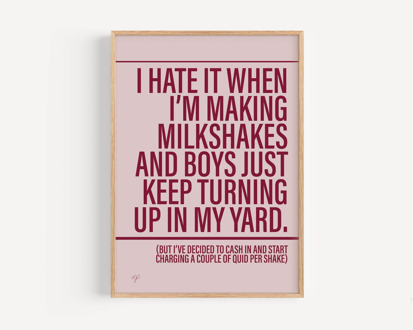 Milkshake - Framed Print