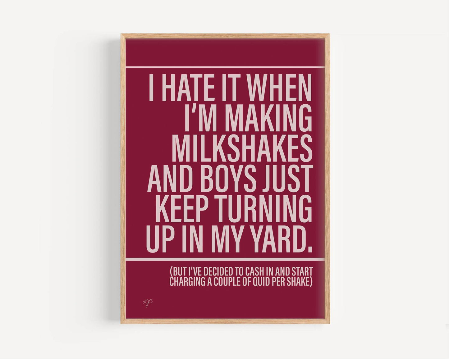 Milkshake - Framed Print