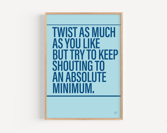 Twist & Shout - Framed Print