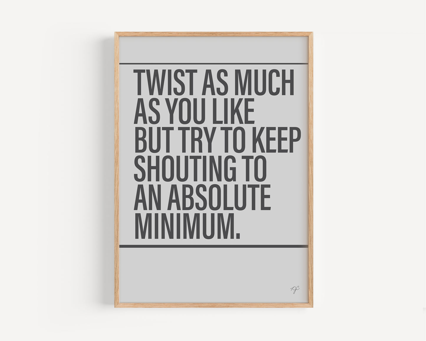 Twist & Shout - Framed Print