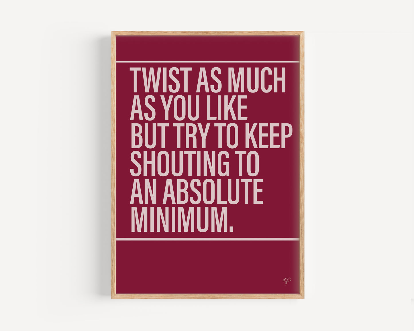 Twist & Shout - Framed Print