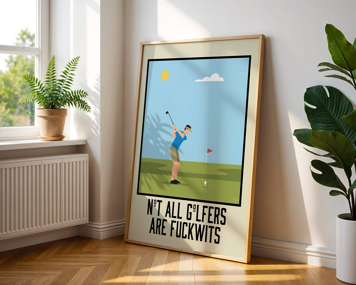 Not all Golfers are Fuckwits - Wall Art Print