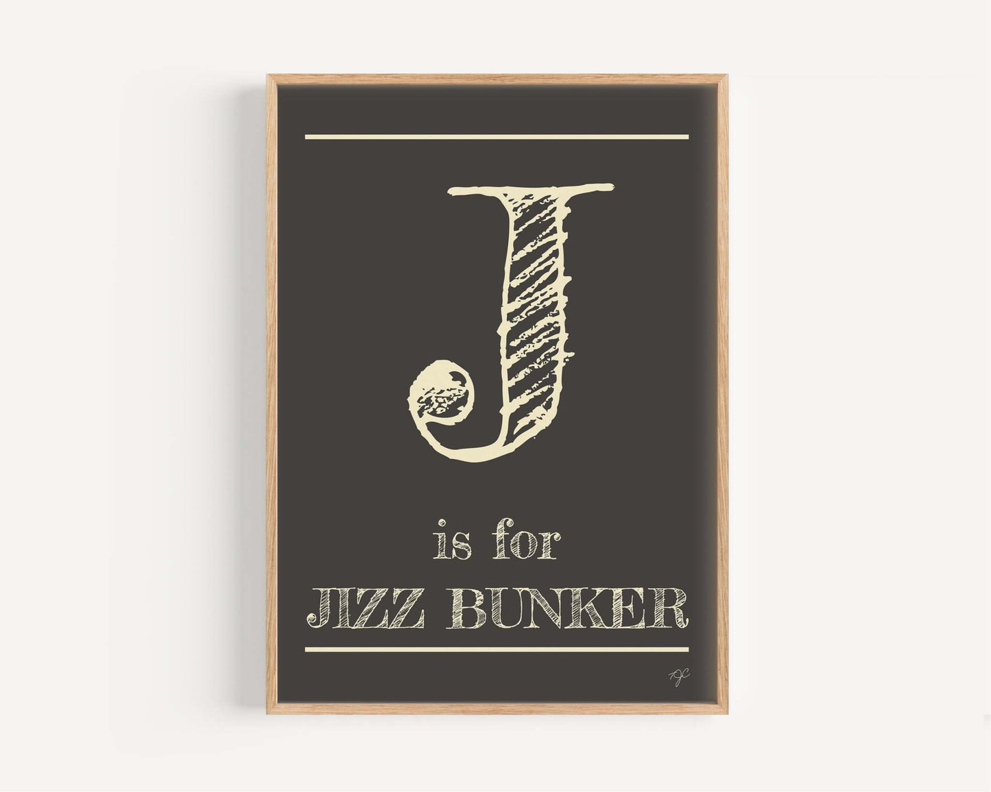 J is for... Alphabet Wall Art Print